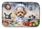 Maltipoo The Chef Dish Drying Mat Absorbent Dish Drying Mat Pad for Kitchen Counter Dish Drainer Mat for Countertop, 14 x 21", Multicolor