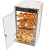 VEVOR 5-Tier Commercial Food Warmer Display, 800W Food Display Warmer with LED Light, Adjustable Shelf and Stainless Steel Frame, 86-185 F Air Heating