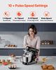 Stand Mixer, 5QT Dough Mixer, 10+P Speeds Tilt-head Food Mixer, Kitchen Mixer with Stainless Steel Bowl, Dough Hook, Wire Whip, Beater, Scraper