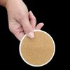 Goldendoodle Luau Large Sandstone Coasters Pack of 4 Absorbent Round Coasters Decor Gifts for Men or Women, 4 in, Multicolor