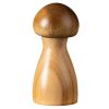 Mushroom Shaped Pepper Grinder Wooden Kitchen Grinding Tool