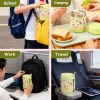 Insulated Lunch Boxes, Insulated lunch box for kids, Double Wall Vacuum Insulation & Exquisite 3D Pattern Design, For School Or Office, Christmas Gift