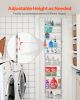 VEVOR Over the Door Pantry Organizer, 9-Tier Pantry Organization and Storage, Heavy-Duty Steel Hanging Spice Rack, Adjustable Wall Seasoning Shelves