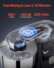 Stand Mixer, 6 QT Dough Mixer, 660W 6 + P Speeds Tilt-head Food Mixer with Stainless Steel Bowl, Dough Hook, Wire Whip, Flat Beater, Scraper