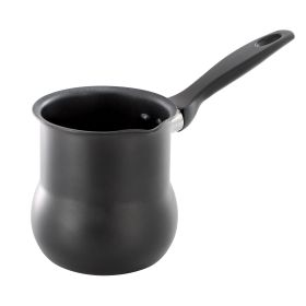 Better Chef  Aluminum Nonstick Turkish Coffee Warmer in Black with Cool Touch Handle (Color: 0.45 Quart)